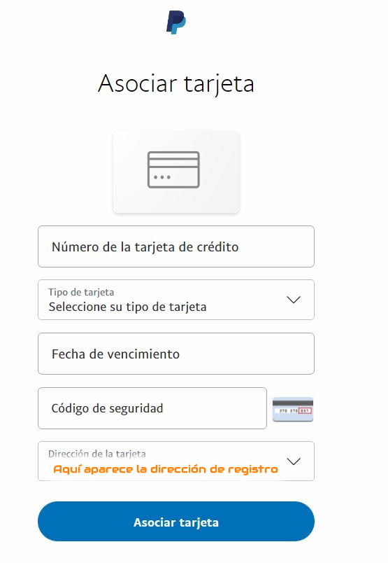 Registro Paypal